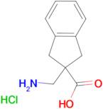 2-Aminomethyl-indan-2-carboxylic acid x HCl