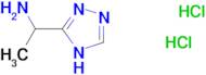 [1-(1H-1,2,4-triazol-5-yl)ethyl]amine dihydrochloride