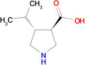 rac-(3R,4R)-4-isopropyl-3-pyrrolidinecarboxylic acid