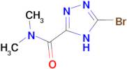 3-bromo-N,N-dimethyl-1H-1,2,4-triazole-5-carboxamide