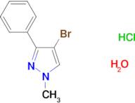 4-bromo-1-methyl-3-phenyl-1H-pyrazole hydrochloride hydrate