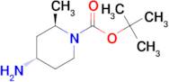 tert-butyl rac-(2R,4S)-4-amino-2-methyl-1-piperidinecarboxylate