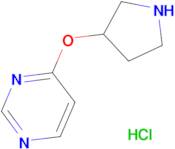 4-(Pyrrolidin-3-yloxy)pyrimidine hydrochloride