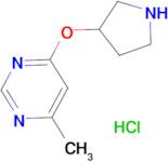 4-Methyl-6-(pyrrolidin-3-yloxy)pyrimidine hydrochloride