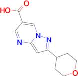 2-(Tetrahydro-2H-pyran-4-yl)pyrazolo[1,5-a]pyrimidine-6-carboxylic acid