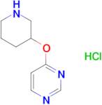 4-(Piperidin-3-yloxy)pyrimidine hydrochloride