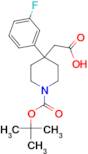 2-[1-(tert-Butoxycarbonyl)-4-(3-fluorophenyl)piperidin-4-yl]acetic acid
