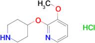 3-Methoxy-2-(piperidin-4-yloxy)pyridinehydrochloride