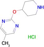 5-Methyl-2-(piperidin-4-yloxy)pyrimidinehydrochloride