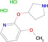 3-Methoxy-2-(pyrrolidin-3-yloxy)pyridinedihydrochloride