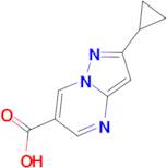 2-Cyclopropylpyrazolo[1,5-a]pyrimidine-6-carboxylic acid