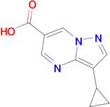 3-Cyclopropylpyrazolo[1,5-a]pyrimidine-6-carboxylic acid