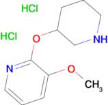 3-Methoxy-2-(piperidin-3-yloxy)pyridinedihydrochloride