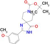 tert-Butyl2-(3-methoxyphenyl)-4-oxo-1,3,8-triazaspiro[4.5]dec-1-ene-8-carboxylate