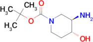 tert-butyl (3R,4R)-3-amino-4-hydroxy-1-piperidinecarboxylate