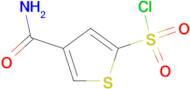 4-(aminocarbonyl)-2-thiophenesulfonyl chloride