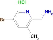 (5-BROMO-3-METHYLPYRIDIN-2-YL)METHANAMINE HCL