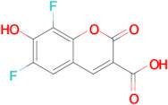 6,8-Difluoro-7-hydroxy-2-oxo-2H-chromene-3-carboxylic acid