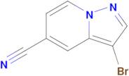 3-BROMOPYRAZOLO[1,5-A]PYRIDINE-5-CARBONITRILE