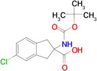 2-(BOC-AMINO)-5-CHLORO-2,3-DIHYDRO-1H-INDENE-2-CARBOXYLIC ACID