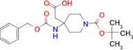 2-(1-BOC-4-(CBZ-AMINO)-PIPERIDIN-4-YL)ACETIC ACID