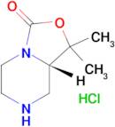 (S)-1,1-DIMETHYLTETRAHYDRO-1H-OXAZOLO[3,4-A]PYRAZIN-3(5H)-ONE HCL