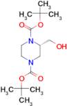 (S)-DI-TERT-BUTYL 2-(HYDROXYMETHYL)PIPERAZINE-1,4-DICARBOXYLATE