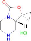 (S)-TETRAHYDROSPIRO[CYCLOPROPANE-1,1'-OXAZOLO[3,4-A]PYRAZIN]-3'(5'H)-ONE HCL