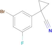 1-(3-BROMO-5-FLUOROPHENYL)CYCLOPROPANE-1-CARBONITRILE
