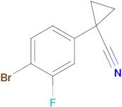 1-(4-BROMO-3-FLUOROPHENYL)CYCLOPROPANE-1-CARBONITRILE