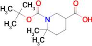 1-(TERT-BUTOXYCARBONYL)-6,6-DIMETHYLPIPERIDINE-3-CARBOXYLIC ACID