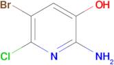 2-Amino-5-bromo-6-chloropyridin-3-ol