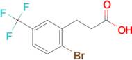 3-(2-BROMO-5-(TRIFLUOROMETHYL)PHENYL)PROPANOIC ACID