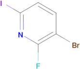 3-BROMO-2-FLUORO-6-IODOPYRIDINE