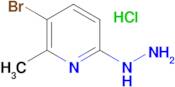 3-BROMO-6-HYDRAZINYL-2-METHYLPYRIDINE HCL