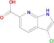 3-CHLORO-1H-PYRROLO[2,3-B]PYRIDINE-6-CARBOXYLIC ACID