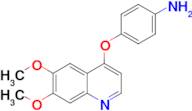 4-(6,7-DIMETHOXY-QUINOLIN-4-YLOXY)-PHENYLAMINE