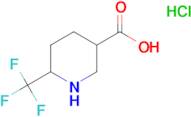 6-(TRIFLUOROMETHYL)PIPERIDINE-3-CARBOXYLIC ACID HYDROCHLORIDE