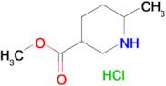 METHYL 6-METHYLPIPERIDINE-3-CARBOXYLATE HCL