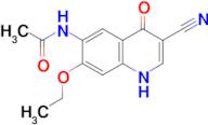 N-(3-CYANO-7-ETHOXY-4-OXO-1,4-DIHYDROQUINOLIN-6-YL)ACETAMIDE