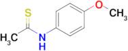 N-(4-METHOXYPHENYL)ETHANETHIOAMIDE