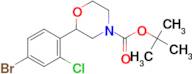 TERT-BUTYL 2-(4-BROMO-2-CHLOROPHENYL)MORPHOLINE-4-CARBOXYLATE