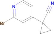 1-(2-BROMOPYRIDIN-4-YL)CYCLOPROPANECARBONITRILE