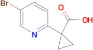 1-(5-Bromopyridin-2-yl)cyclopropanecarboxylic acid