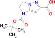 1-(TERT-BUTOXYCARBONYL)-2,3-DIHYDRO-1H-IMIDAZO[1,2-B]PYRAZOLE-6-CARBOXYLIC ACID