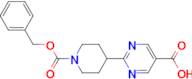 2-(1-((BENZYLOXY)CARBONYL)PIPERIDIN-4-YL)PYRIMIDINE-5-CARBOXYLIC ACID