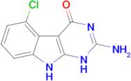 2-Amino-5-chloro-3H-pyrimido[4,5-b]indol-4(9H)-one