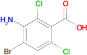 3-AMINO-4-BROMO-2,6-DICHLOROBENZOIC ACID