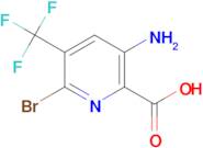 3-AMINO-6-BROMO-5-(TRIFLUOROMETHYL)PICOLINIC ACID