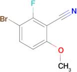 3-BROMO-2-FLUORO-6-METHOXYBENZONITRILE